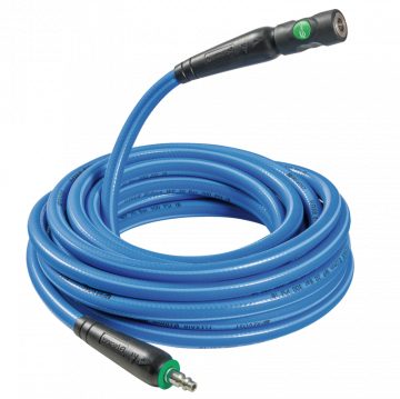 FLEXAIR high flexibility hybrid polymer hose extension with prevoS1 safety quick couplers