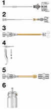 CAR S03 paint spray gun parts