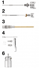 CAR S02 paint spray gun parts