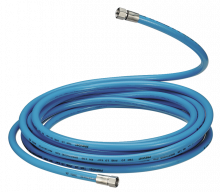 Hoses with swaged ferrules