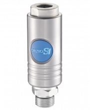 Parallel male thread coupler