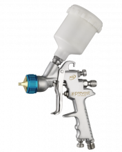 HVLP suction-feed spray gun for touch-ups