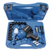 Composite air impact wrench - Twin hammer - In case