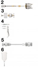 G05HVW water-based paint spray gun parts