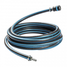 AIRCA rubber hose extension with high flow rate ISG quick couplers