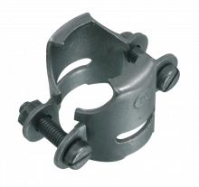 Safety clamp for O.D. hose (Galvanised steel)