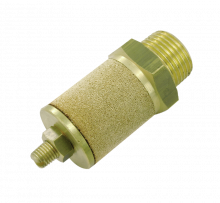 Parallel male thread flow reducer (exhaust)