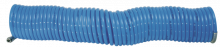 Polyamide recoils with rigid male fittings