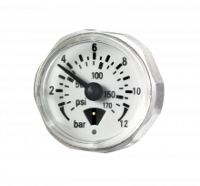 Round gauge Ø 23 mm - back entry