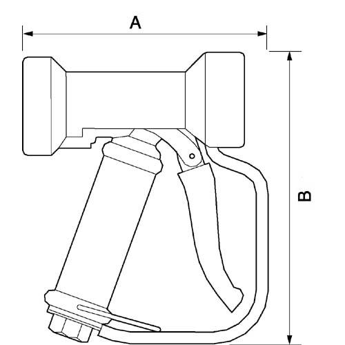 Generic Pistolet Douchette de Rinçage de toilette WC Haute